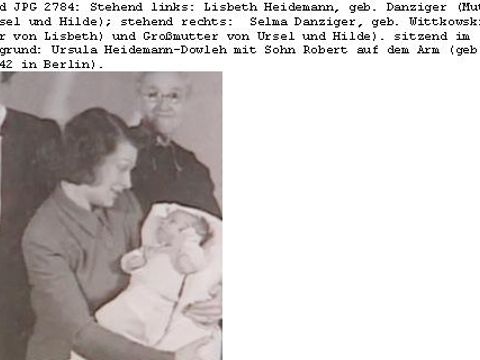 Lisbeth Heidemann, Selma Danziger und Ursula Heidemann-Dowleh (Bild: Familienarchiv)