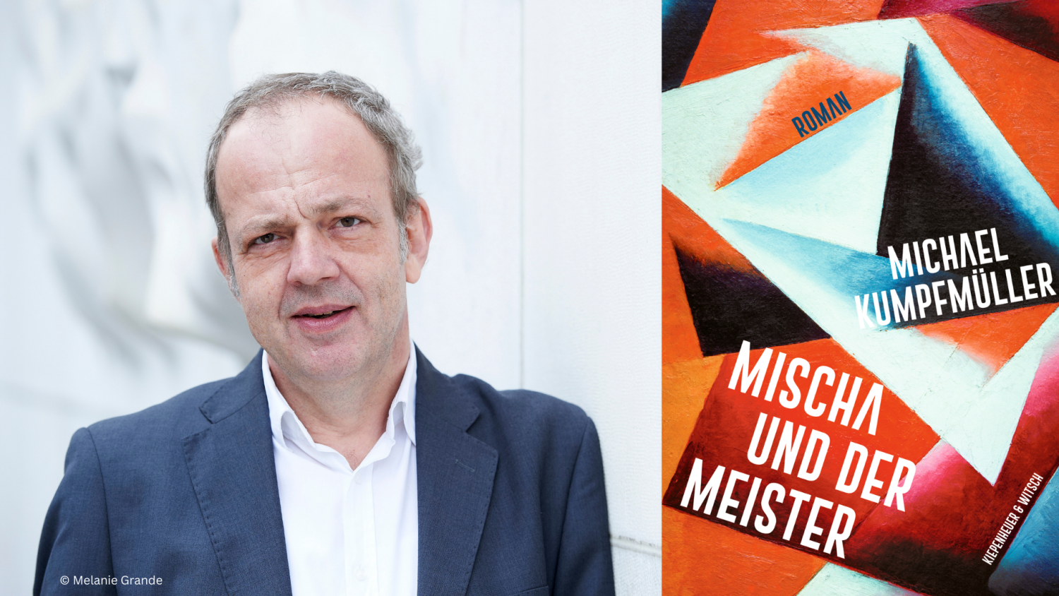 Portraitfoto des Autoren und Coverabbildung