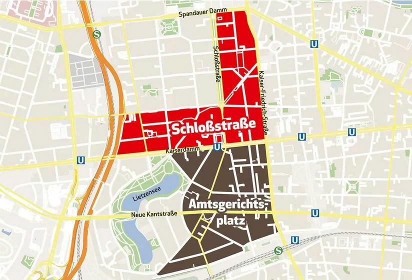 Die untersuchten Gebiete