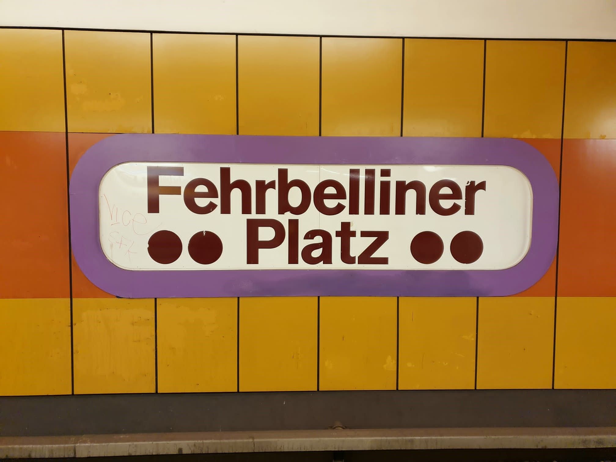 U7 Fehrbelliner Platz