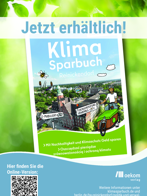 Schützt und spart: das Klimasparbuch (Bild: BA Rdf)