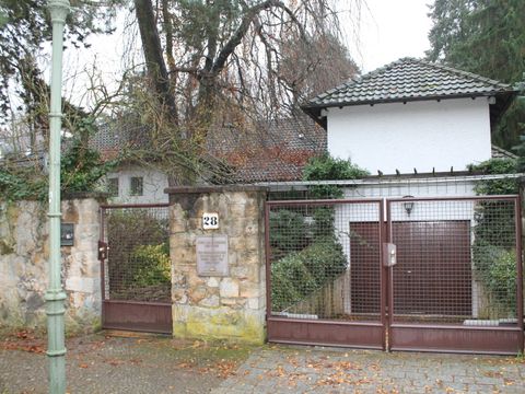 Hauseingang Hans Poelzig, 22.11.2013, Foto: Fabrice Rosenke