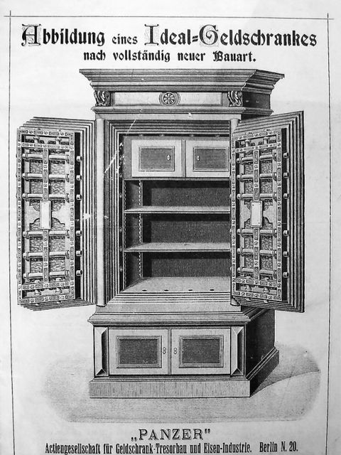 (Bild: Werbung in Dinglers Polytechnisches Journal)