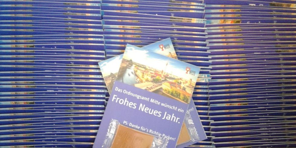 Dankes-Aktion vom Ordnungsamt Mitte.