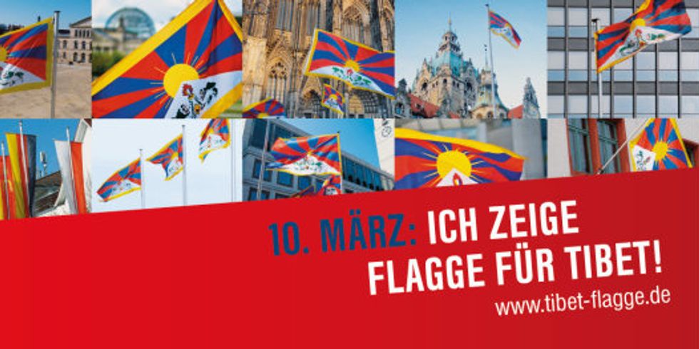 Flagge zeigen für Tibet!