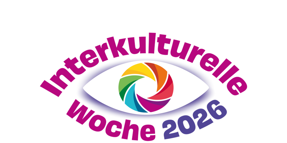Interkulturelle Woche 2026 - buntes Auge