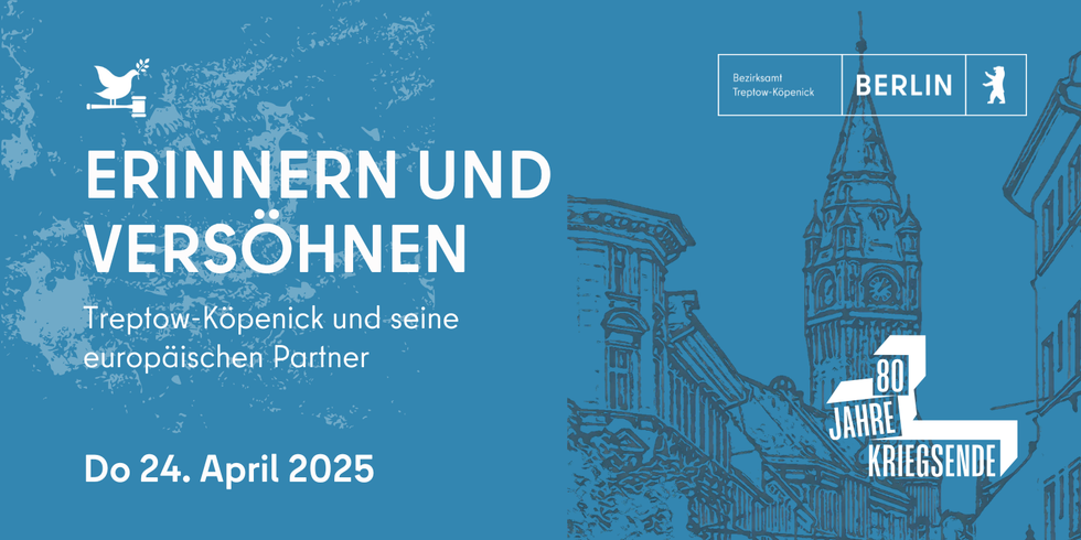 Sharepic Erinnern und Versöhnen mit Rathausmotiv (1500 x 750 px)