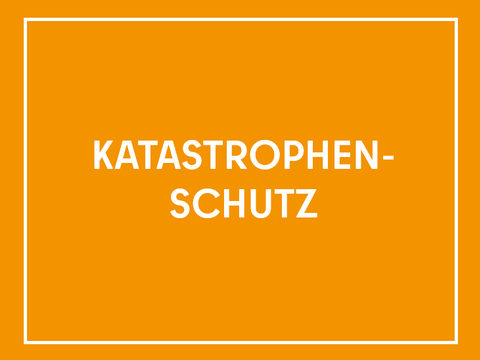 Teaser mit der Aufschrift Katastrophenschutz