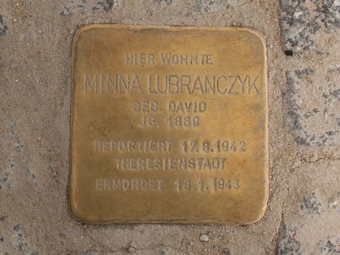 Stolperstein Minna Lubanczyk