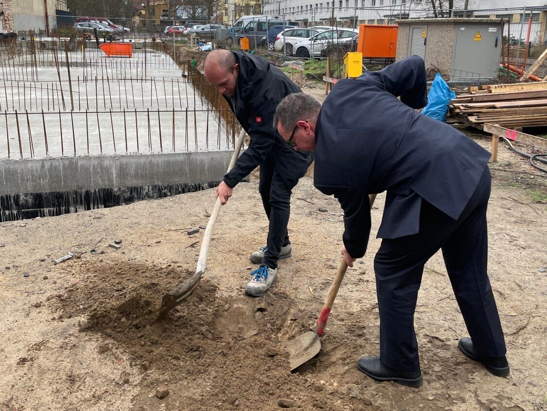 2023 Grundsteinlegung Friedrichshagener Grundschule