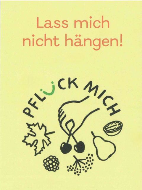 Flyer Pflück Mich