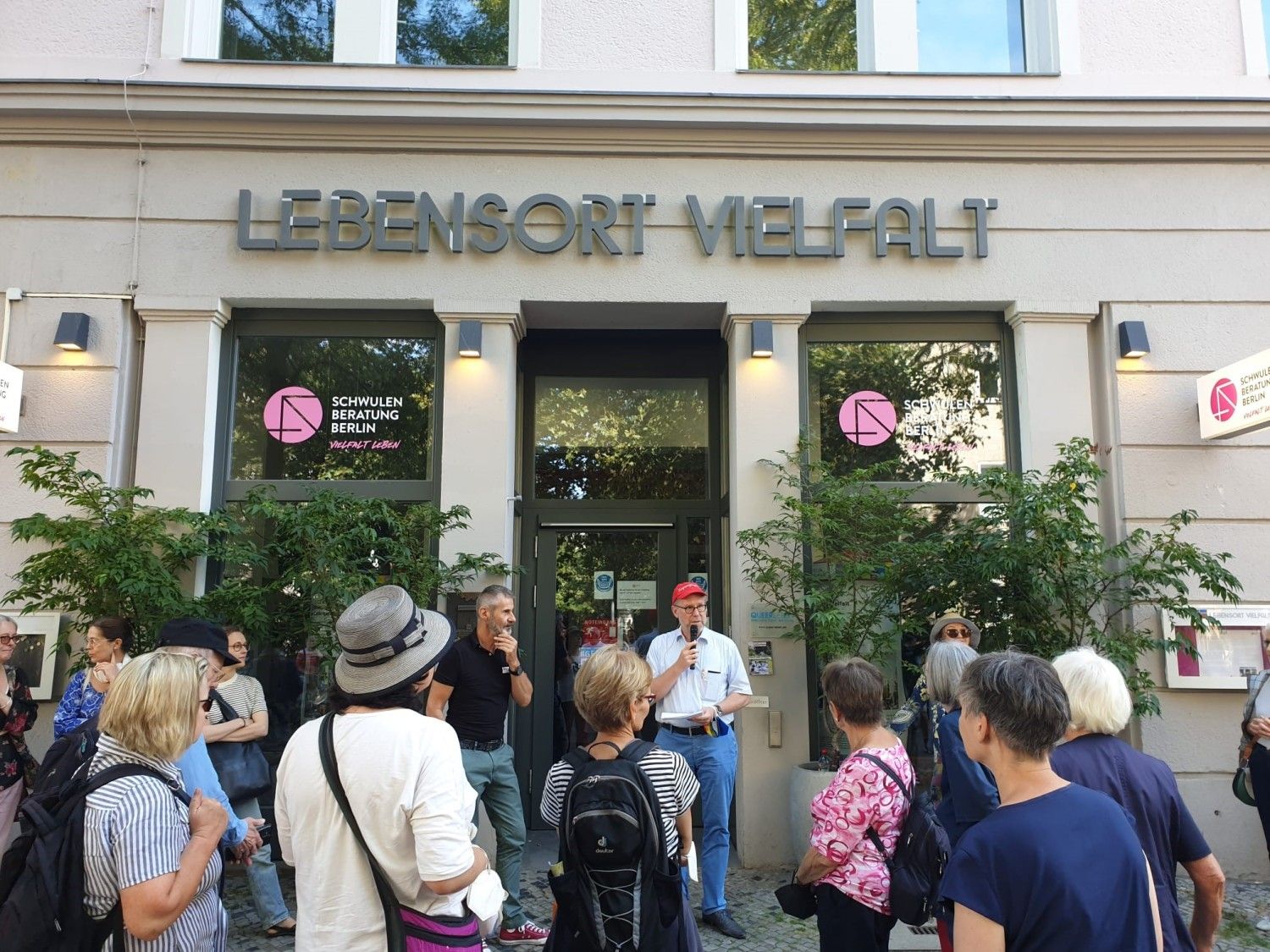 Das Haus der Vielfalt an der Niebuhrstraße.