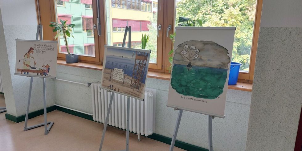 Ausstellungssystem Emmy-Noether-Gymnasium
