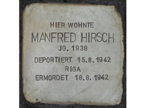 Stolperstein Hannelore Hirsch (Bild: Stolpersteine-Initiative CW, Hupka)