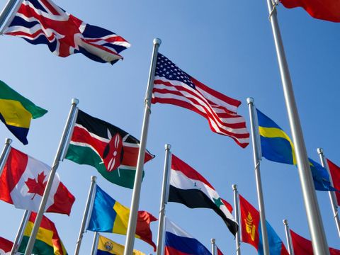 International flags