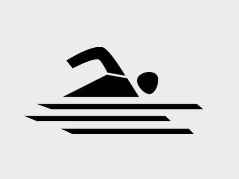 Schwimmen Piktogramm