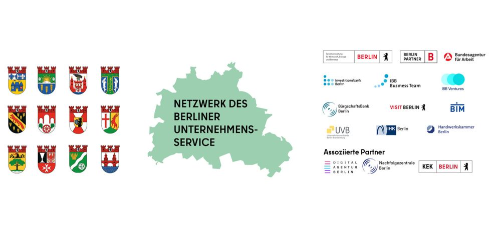 Grafik Netzwerk des Unternehmensservice