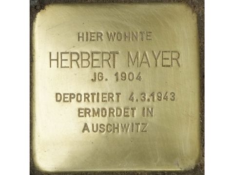 Stolperstein Herbert Mayer