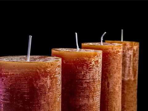 Kerzengießen aus recycelten Materialien