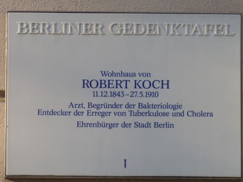 Gedenktafel für Robert Koch, 4.3.2011, Foto: KHMM