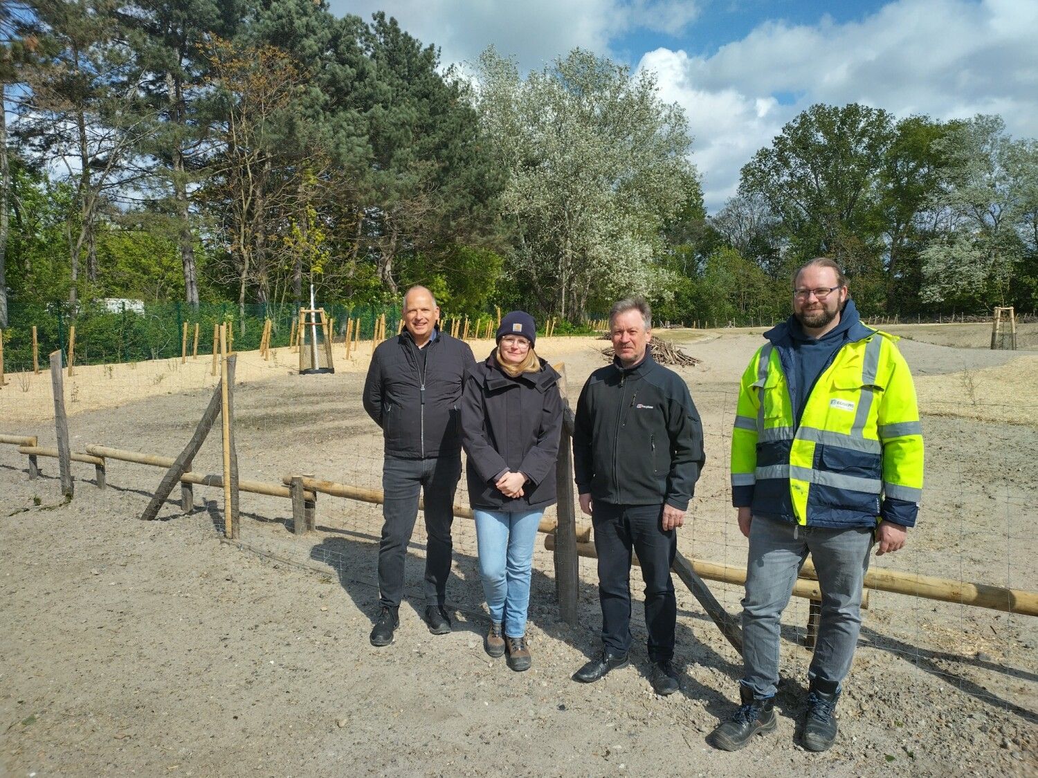 Kiesverladeplatz Beteiligten