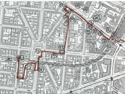 Kartenskizze 161. Kiezspaziergang (Bild: BA Charlottenburg-Wilmersdorf, ML)