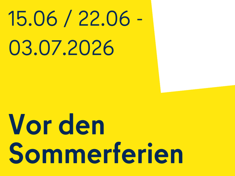 Praktikumszeiträume - Sommer 2026