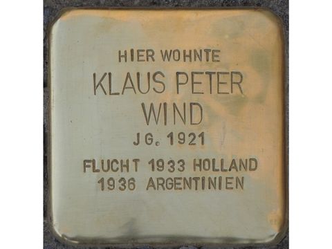 Stolperstein Klaus Peter Wind