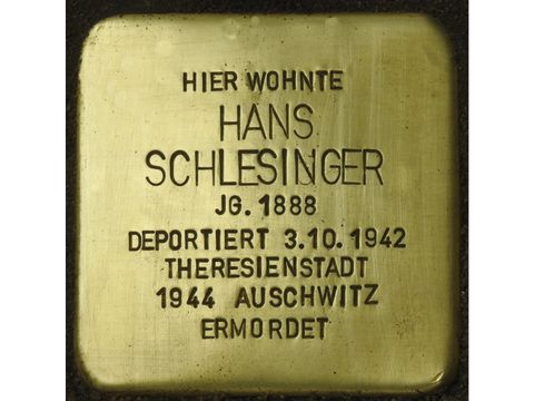 Stolperstein Hans Schlesinger