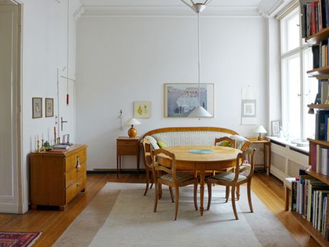 Berliner Zimmer als Bibliothek