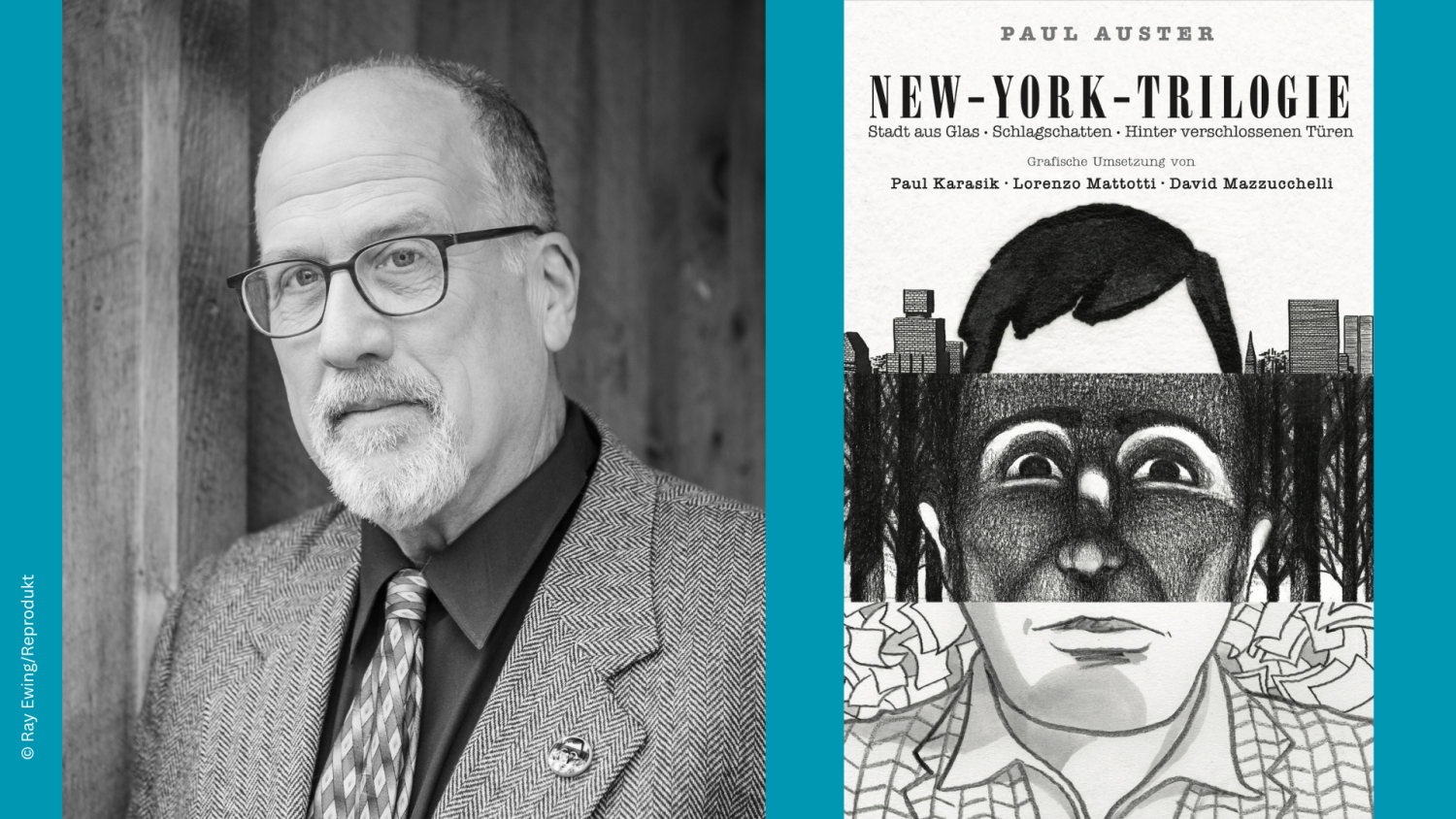 Buchcover mit Autorenfoto