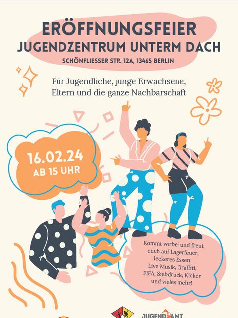 Poster: Eröffnungsfeier (Bild: BA Reinickendorf)