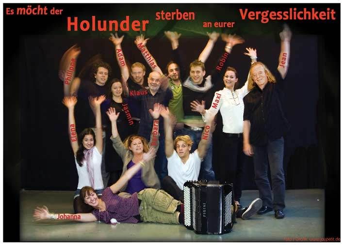 berliner schule für schauspiel - „Es möchte der Holunder sterben an eurer Vergesslichkeit.“ (Johannes Bobrowski)