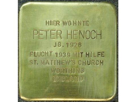 Stolperstein Peter Henoch (Bild: Stolpersteine-Initiative CW, Hupka)