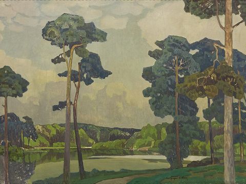 Grunewaldsee, Carl Kayser-Eichberg, Wandgemälde 022 (Bild: Mila Hacke, Mila Hacke Architektur-Fotografie, Berlin)