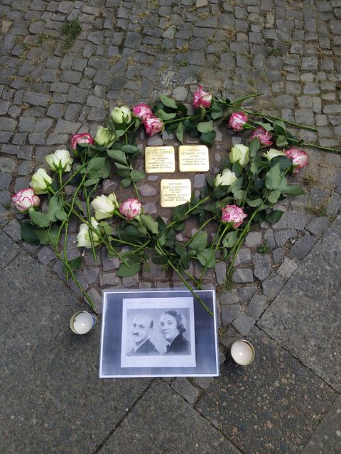 Stolpersteine für Hermann und Gertrud Coper und Clara Jacobowitz
