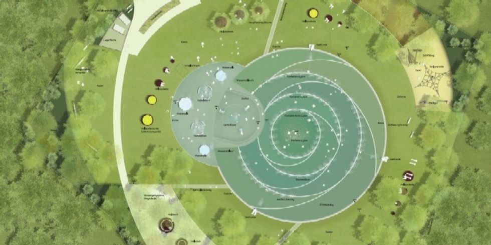 Planung eines Ozeanstrudels für die Plansche