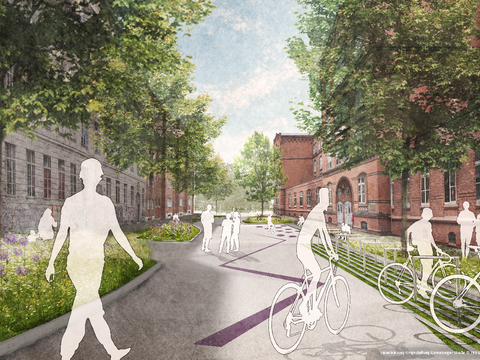 Gotenburger Straße - Vision - Umgestaltung