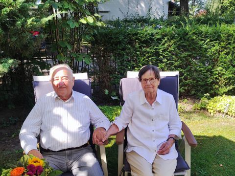 70 Jahre Glück und Zusammenhalt: Die Eheleute Karkowski feierten Gnadenhochzeit (Bild: BA Reinickendorf)