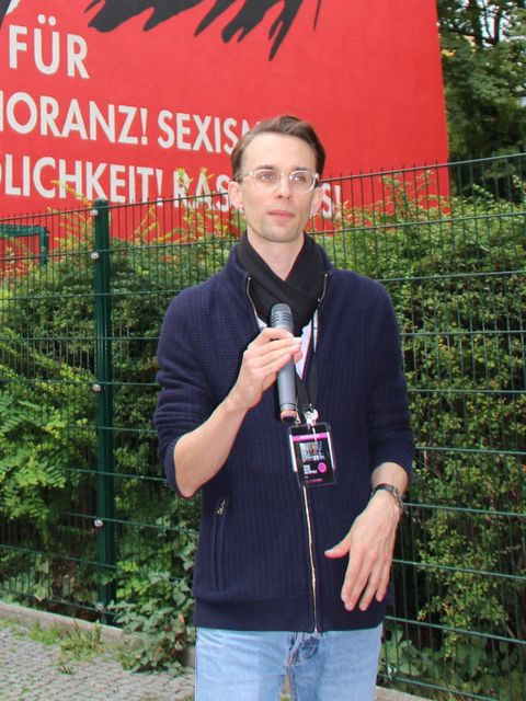 Dr. Christopher Vorwerk berichtet über die Streetart-Kunstwerke rund um die Bülowstraße