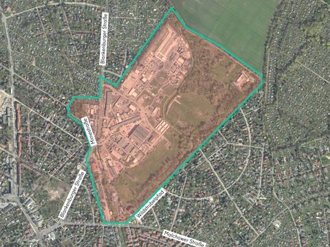 Wettbewerbsgebiet Teilfläche Süd (Bild: SenStadt, Stadt Land Fluss)