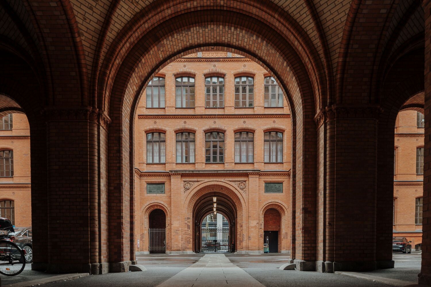 Hof des Roten Rathauses