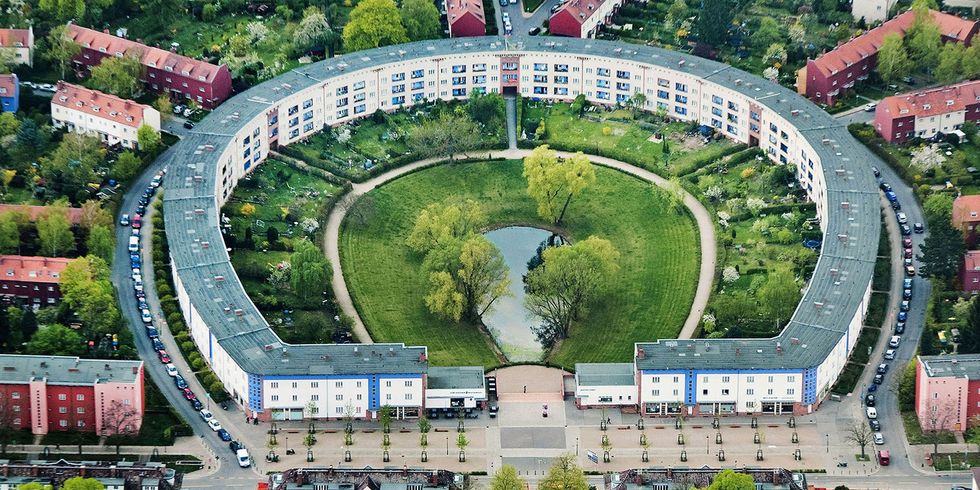 Hufeisensiedlung Vogelperpektive