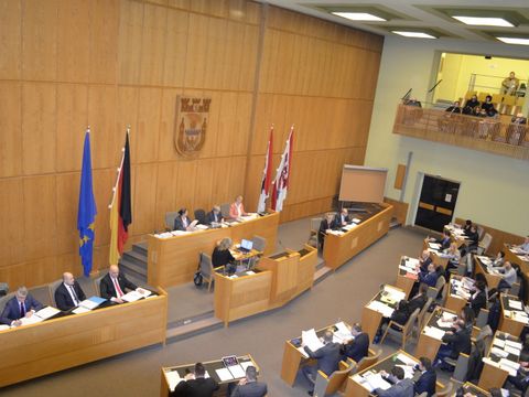 Saal der Bezirksverordentenversammlung Spandau