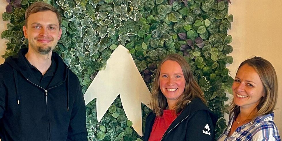 Creative Director Christopher Parschat, Studio Director Annelie Biernat and CEO and Co-Founder Carolin Krenzer, Trailmix Games