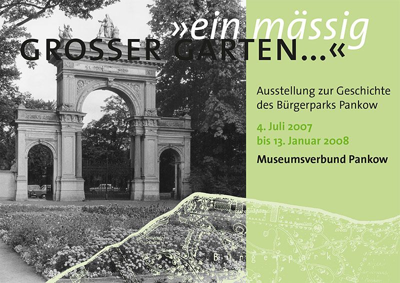 Ein mässig großer Garten, Titel-Bild