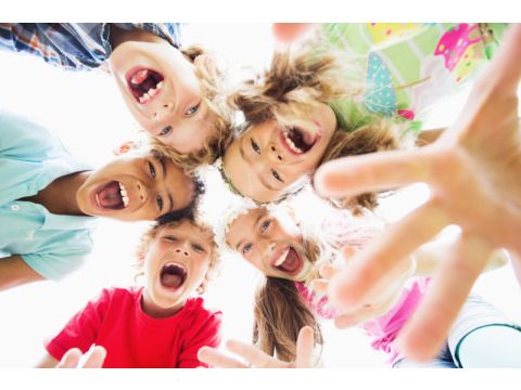 Kinder haben Spaß