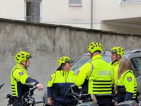 Fahrradstaffel des Ordnungsamtes Friedrichshain-Kreuzberg
