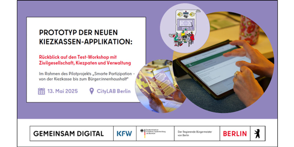 Grafik zu Pilotprojekt Smarte Partizipation Kiezkasse