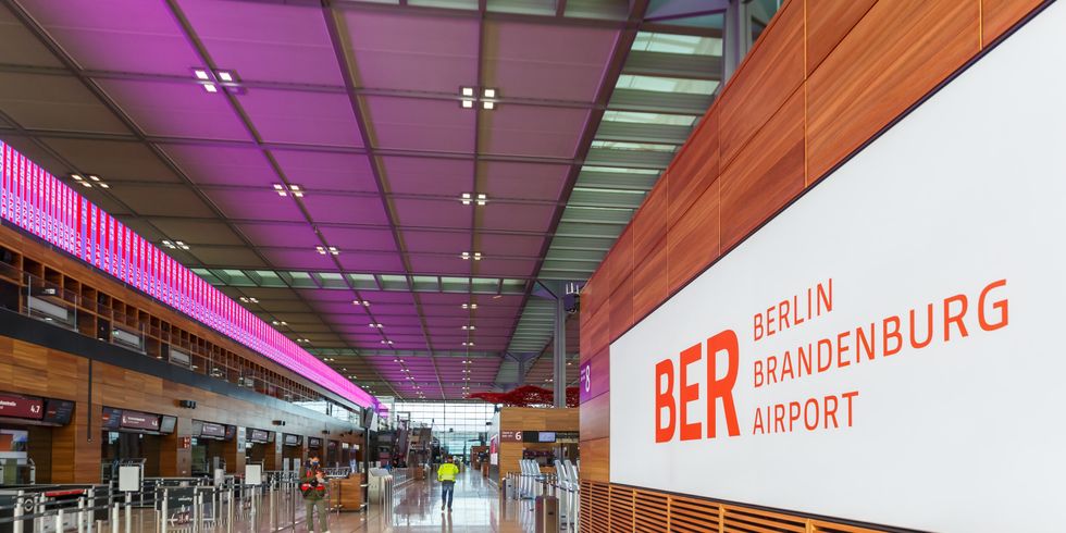 Berlin Brandenburg BER Willy Brandt Airport Terminal 1 in Germany